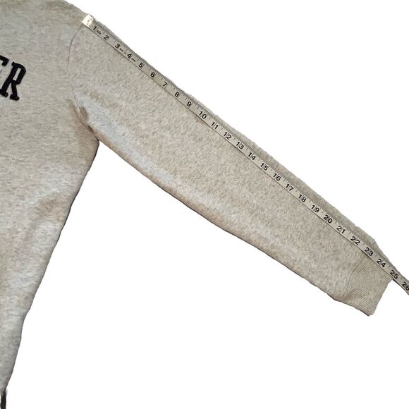 Hollister Sweatshirt Womens M Pullover Crewneck Spell Out Grey - Picture 7 of 9